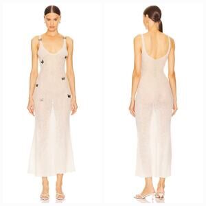 Aya Muse Maxim Dress in White XS